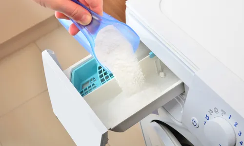 Pode usar sabão em pó na máquina Lava e Seca Samsung