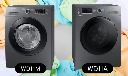 Qual a diferença entre a Samsung WD11M e WD11A